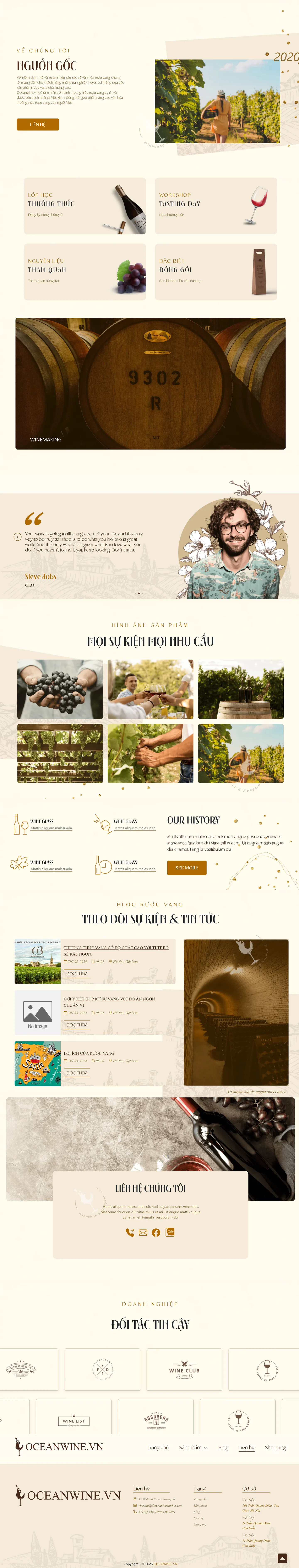 Ocean Wine - Contact